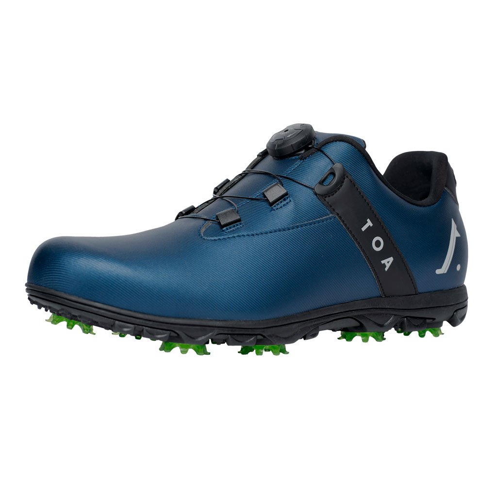 toa-sky-ocean-golf-shoes-front-side-view-microfiber-durability-flexibility