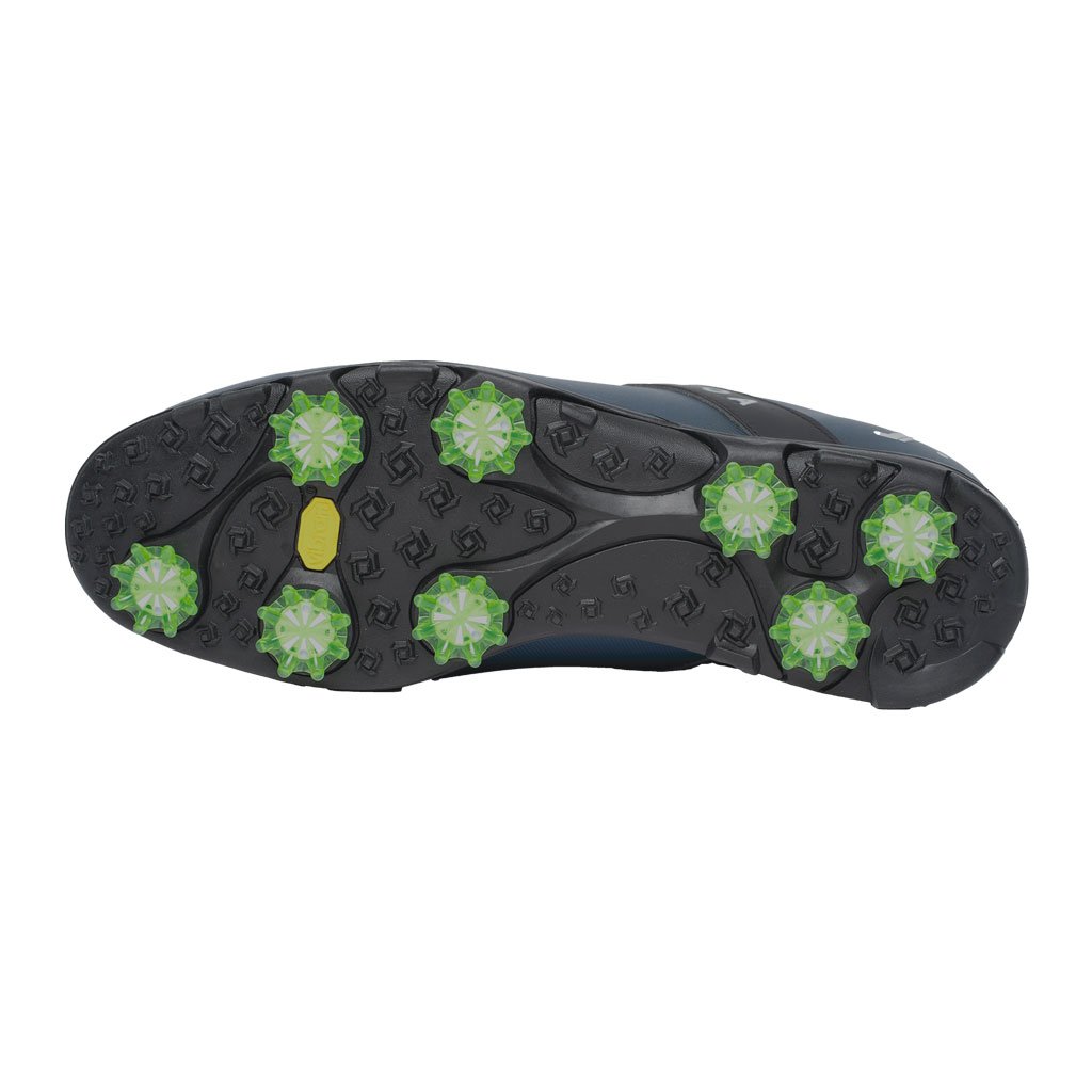 toa-sky-ocean-golf-shoes-sole-side-view-vibram-interchangeable-spikes-grip